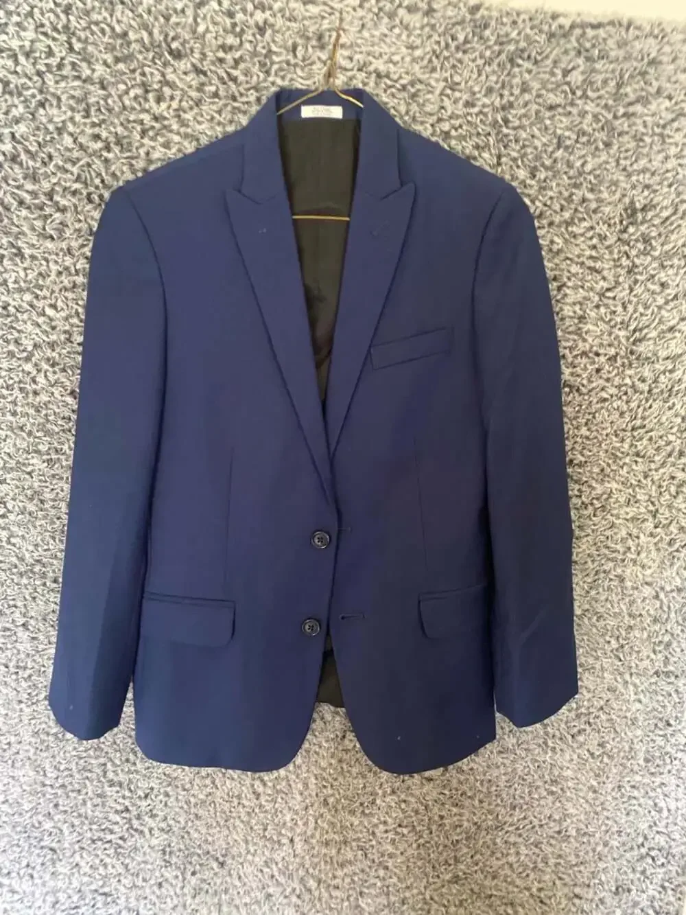 Calvin Klein Boys Blue Two-Button Blazer Jacket Size 12 Regular